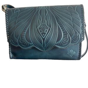 Patricia Nash Teal shoulder bag